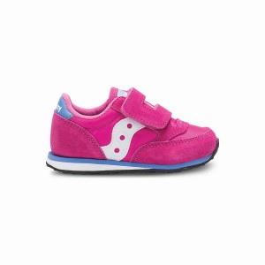 Kids' Saucony Baby Jazz Hook & Loop Sneakers Pink | UAE S56204-E57