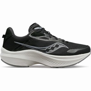 Men's Saucony Axon 3 Running Shoes Black / White | UAE S54108-T71