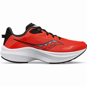 Men's Saucony Axon 3 Running Shoes Red / Black | UAE S78516-Y56