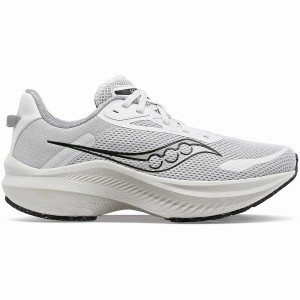 Men's Saucony Axon 3 Running Shoes White / Black | UAE S23501-W56