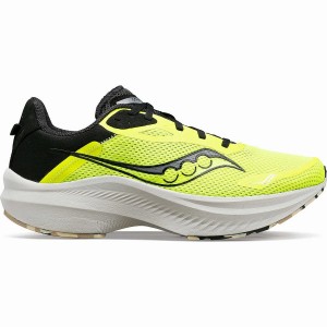 Men's Saucony Axon 3 Running Shoes Yellow / Black | UAE S35928-R63