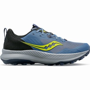 Men's Saucony Blaze TR Trail Running Shoes Blue / Black | UAE S51047-B79