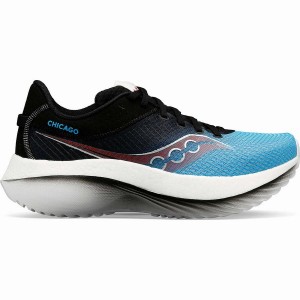 Men's Saucony Chicago Kinvara Pro Running Shoes Blue / Black | UAE S70869-X74