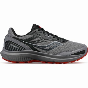 Men's Saucony Cohesion TR16 Running Shoes Grey / Burgundy | UAE S80647-Y81