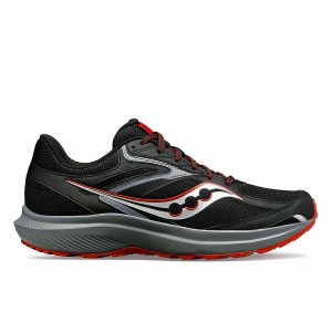 Men's Saucony Cohesion TR17 Running Shoes Black / Orange | UAE S02138-H56