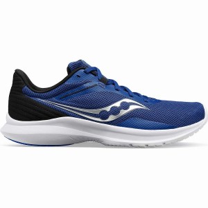 Men's Saucony Convergence Running Shoes Indigo / Black | UAE S90376-M05