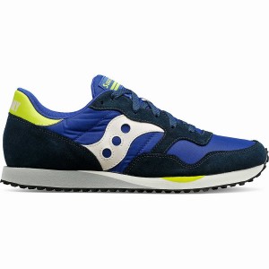 Men's Saucony DXN Trainer Sneakers Blue / White / Light Green | UAE S76581-V64