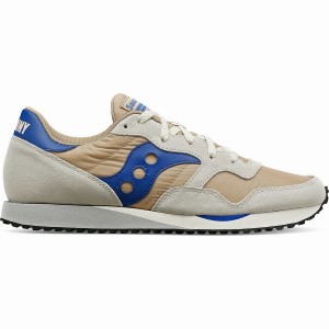 Men's Saucony DXN Trainer Sneakers Brown / Blue | UAE S47186-G60