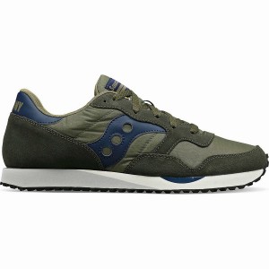 Men's Saucony DXN Trainer Sneakers Green / Navy | UAE S92573-Q70