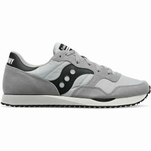 Men's Saucony DXN Trainer Sneakers Grey / Black | UAE S58394-K09