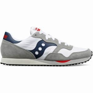 Men's Saucony DXN Trainer Sneakers White / Navy | UAE S34768-F69