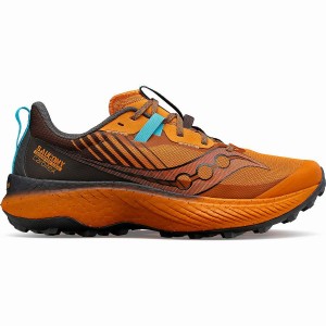 Men's Saucony Endorphin Edge Running Shoes Orange | UAE S27541-K37