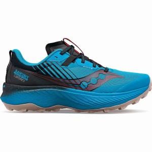 Men's Saucony Endorphin Edge Running Shoes Blue / Black | UAE S24956-L84