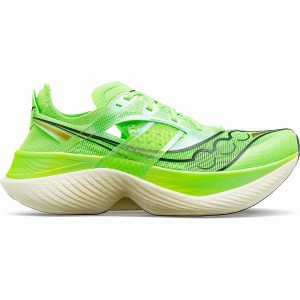 Men's Saucony Endorphin Elite Running Shoes Green | UAE S85610-H31