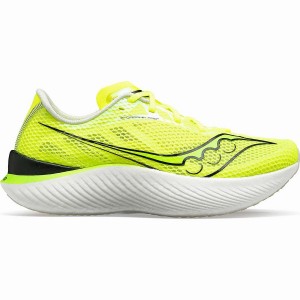 Men's Saucony Endorphin Pro 3 Running Shoes Yellow | UAE S71354-G83