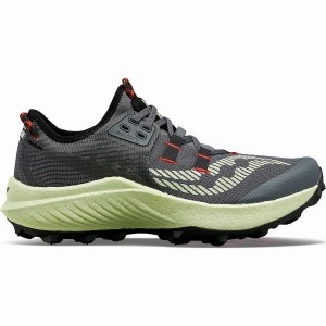 Men's Saucony Endorphin Rift Running Shoes Grey | UAE S05327-D81