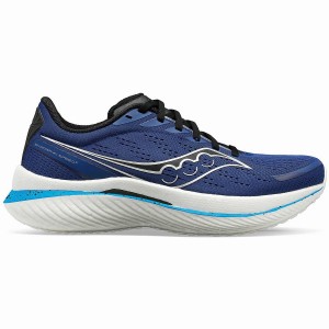 Men's Saucony Endorphin Speed 3 Running Shoes Indigo / Black | UAE S65987-T60