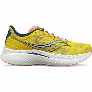 Men's Saucony Endorphin Speed 3 Running Shoes Yellow | UAE S68940-C96