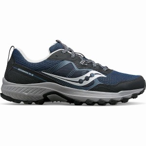 Men's Saucony Excursion TR16 Trail Running Shoes Navy / Silver | UAE S02948-U63