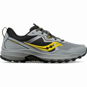 Men's Saucony Excursion TR16 Trail Running Shoes Grey / Black | UAE S45902-V61