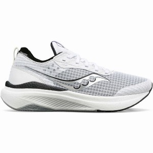 Men's Saucony Freedom Crossport Running Shoes White / Black | UAE S73452-U14