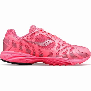 Men's Saucony Grid Azura 2000 Party Pack Sneakers Pink | UAE S63485-G43