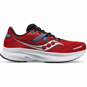 Men's Saucony Guide 16 Running Shoes Red / Black | UAE S91850-H39