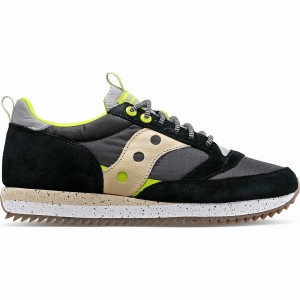 Men's Saucony Jazz 81 Peak Premium Sneakers Black / Light Green | UAE S90167-W37