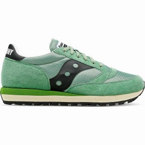 Men's Saucony Jazz 81 Sneakers Green / Black | UAE S45928-J20