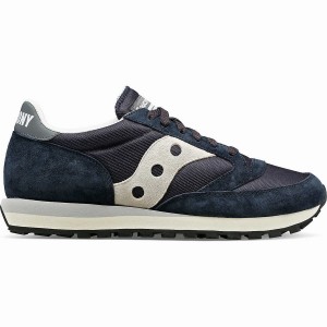 Men's Saucony Jazz 81 Sneakers Navy / Grey | UAE S72439-R91