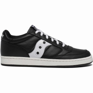 Men's Saucony Jazz Court Sneakers Black / White | UAE S63542-U58