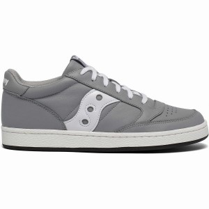 Men's Saucony Jazz Court Sneakers Grey / White | UAE S72480-Y43