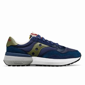 Men's Saucony Jazz NXT Sneakers Navy / Green | UAE S45283-X51