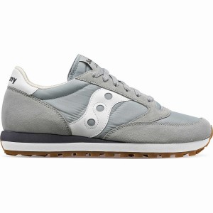 Men's Saucony Jazz Original Sneakers Grey / White | UAE S25437-C53