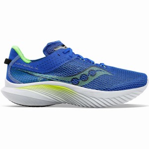 Men's Saucony Kinvara 14 Running Shoes Blue / Green | UAE S89471-T47