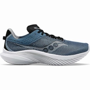 Men's Saucony Kinvara 14 Running Shoes Blue / Black | UAE S28039-Z34