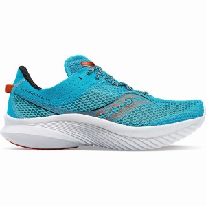 Men's Saucony Kinvara 14 Running Shoes Blue Orange | UAE S59203-A23