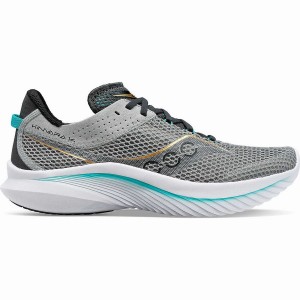 Men's Saucony Kinvara 14 Running Shoes Grey | UAE S95407-V86