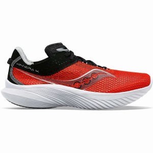 Men's Saucony Kinvara 14 Running Shoes Red / Black | UAE S65371-X73