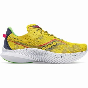 Men's Saucony Kinvara 14 Running Shoes Yellow | UAE S19364-Y65