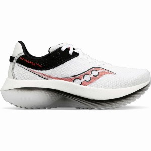 Men's Saucony Kinvara Pro Running Shoes White / Red | UAE S90253-L18