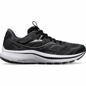 Men's Saucony Omni 21 Running Shoes Black / White | UAE S20783-Q57