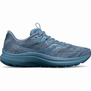 Men's Saucony Omni 21 Running Shoes Blue | UAE S85037-L43