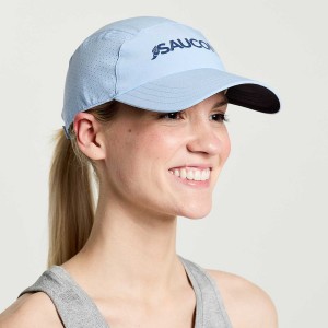 Men's Saucony Outpace Hats Blue | UAE S65018-V93