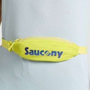 Men's Saucony Outpace Run Belt Belt Bags Yellow | UAE S24659-A58