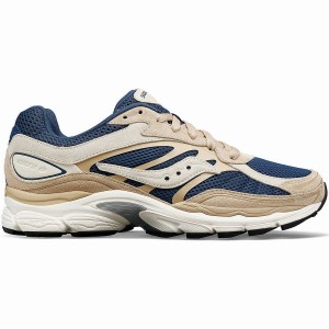 Men's Saucony ProGrid Omni 9 Premium Sneakers Beige / Blue | UAE S70186-J51