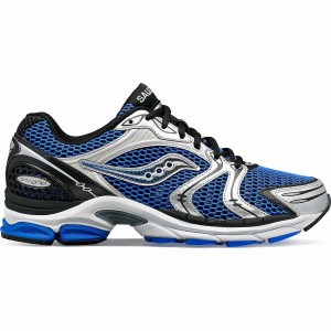 Men's Saucony ProGrid Triumph 4 Sneakers Blue / Silver | UAE S82159-V20