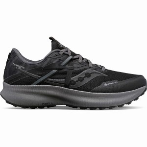 Men's Saucony Ride 15 TR GTX Trail Running Shoes Black / Grey | UAE S74250-U13