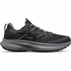 Men's Saucony Ride 15 TR Trail Running Shoes Black / Grey | UAE S48075-C14