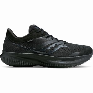 Men's Saucony Ride 16 Running Shoes Black | UAE S72045-C60